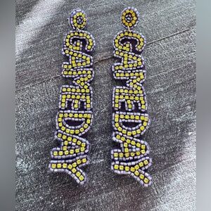 Beaded Gameday Earrings